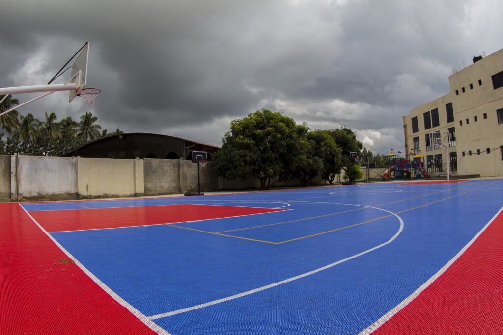 School basket ball ground